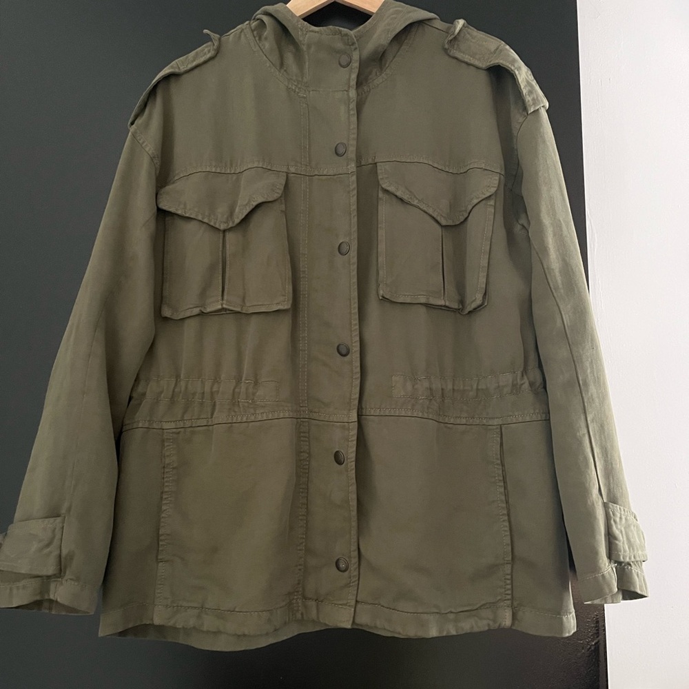 American Eagle Green Bomber Jacket